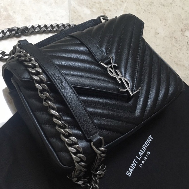 YSL COLLEGE BAG REVIEW - PROS, CONS, MOD SHOTS, WHAT FITS 